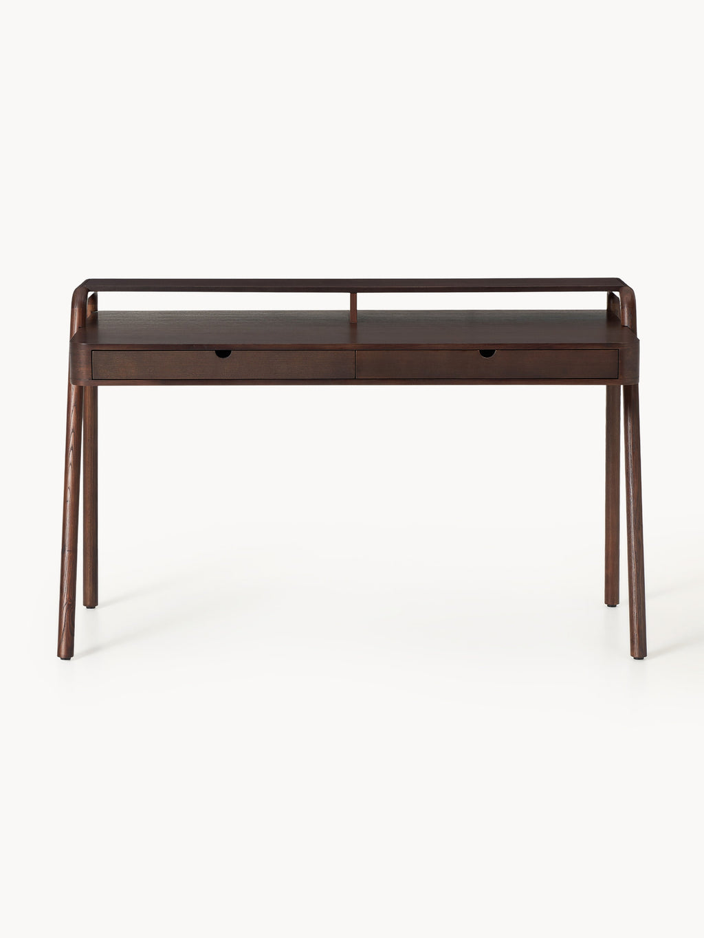 Evrak Desk with Drawers — Dark Grey