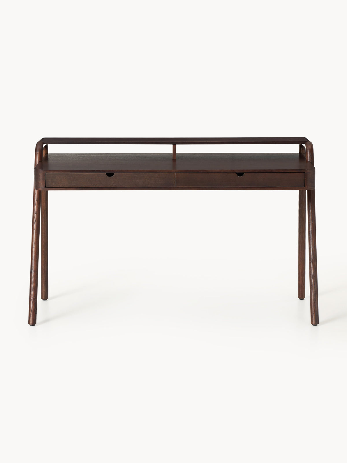 Evrak Desk with Drawers — Dark Grey