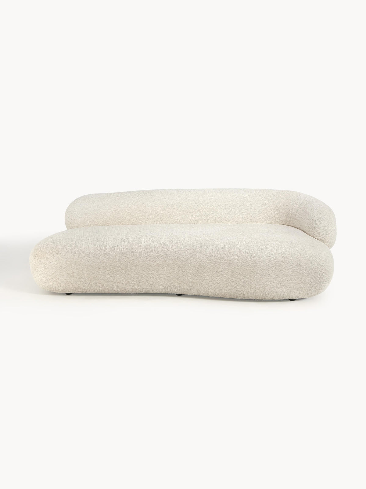 Alba Sofa (3-seater) in Teddy Bouclé — Off-White