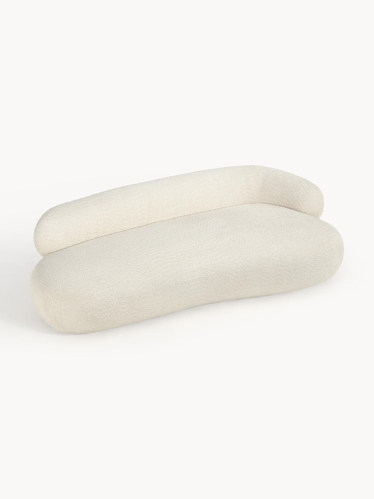 Alba Sofa (3-seater) in Teddy Bouclé — Off-White