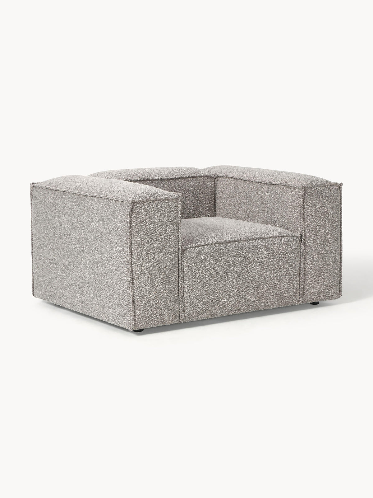 Lennon Armchair in Bouclé — Grey