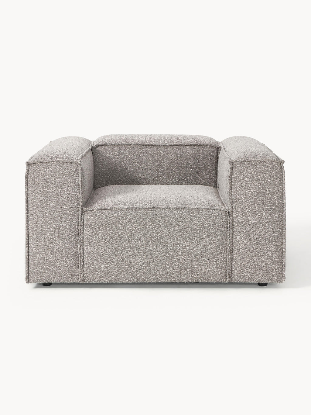 Lennon Armchair in Bouclé — Grey