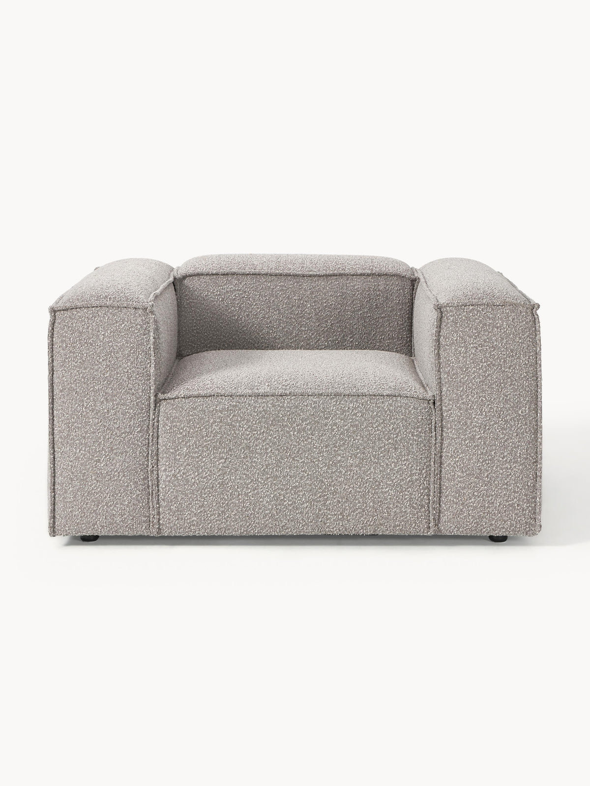 Lennon Armchair in Bouclé — Grey