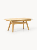 Ethan Extendable Dining Table, 180 - 220 x 100 cm — Sand
