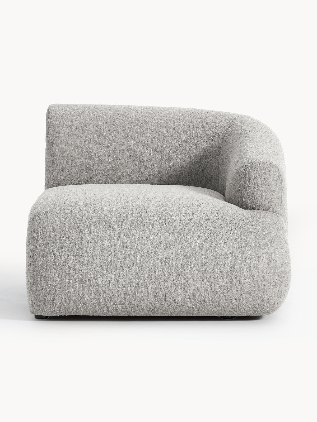 Sofia Bouclé Corner Module — Lilac