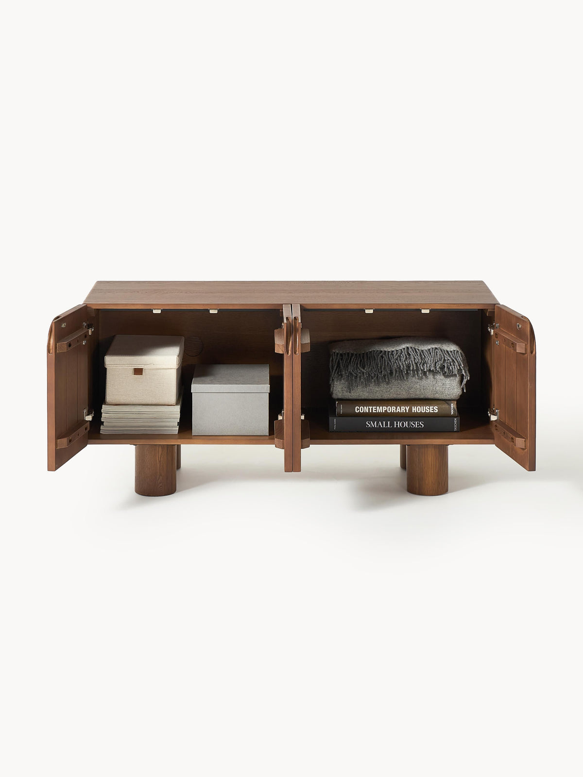 Cadi TV-Lowboard in Oak — Olive