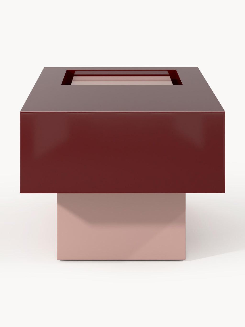Alessa Coffee Table with Storage — Dark Grey