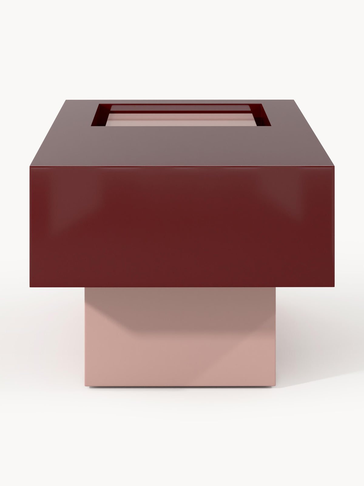 Alessa Coffee Table with Storage — Dark Grey
