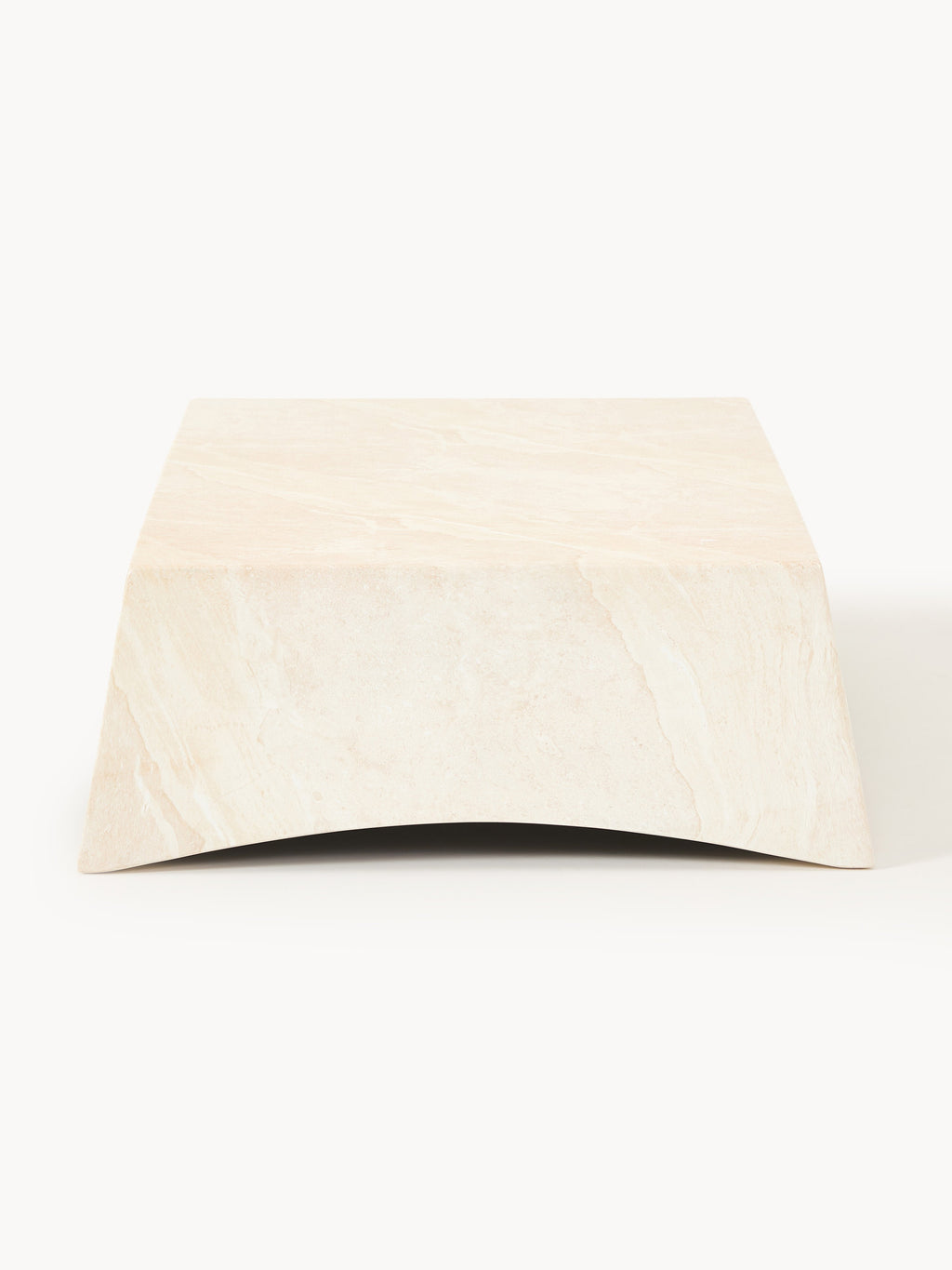 Mohi Indoor & Outdoor Coffee Table in Travertine Look, B 120 cm