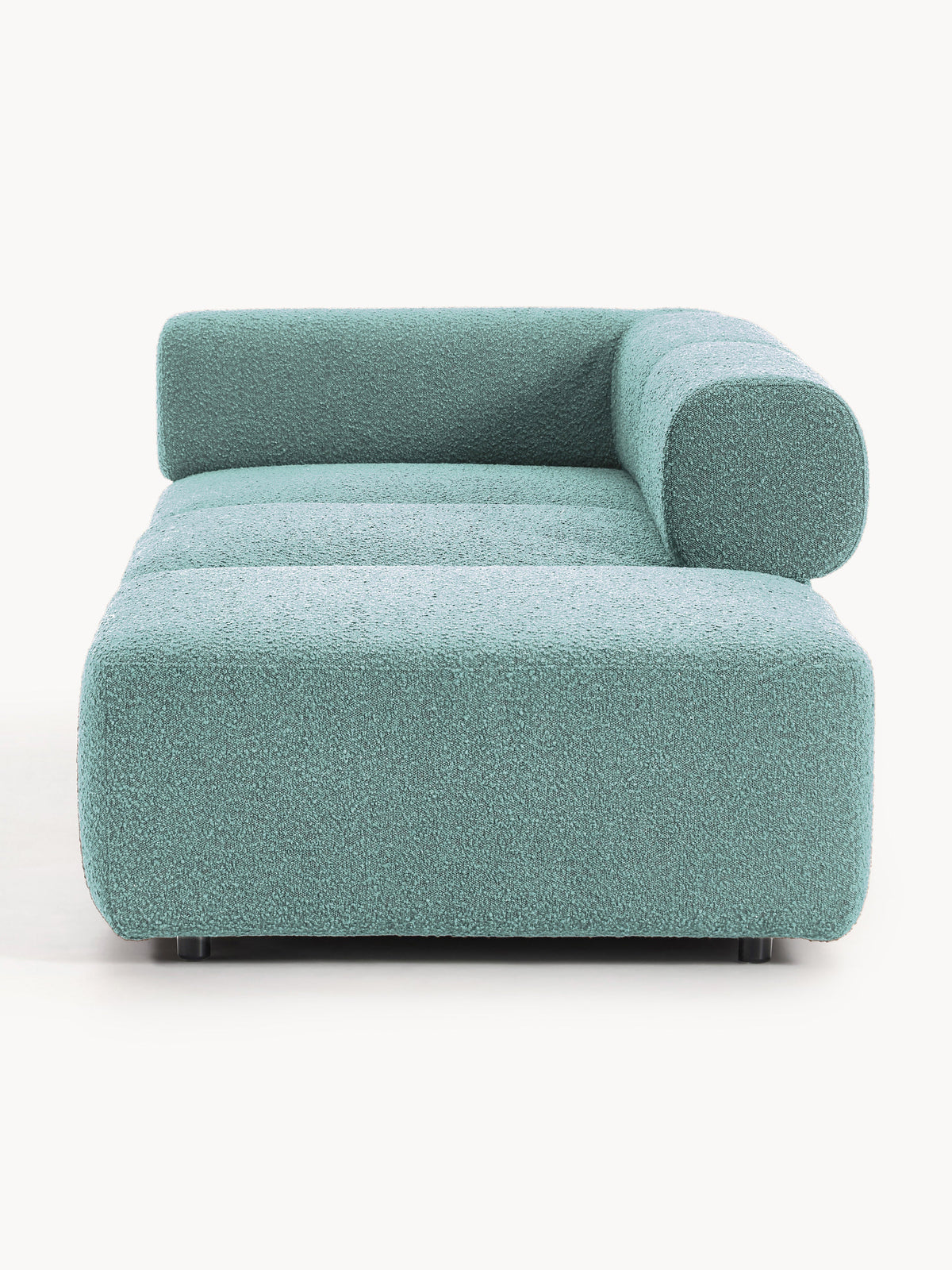 Anton Modular Bouclé-Ottoman — Grey