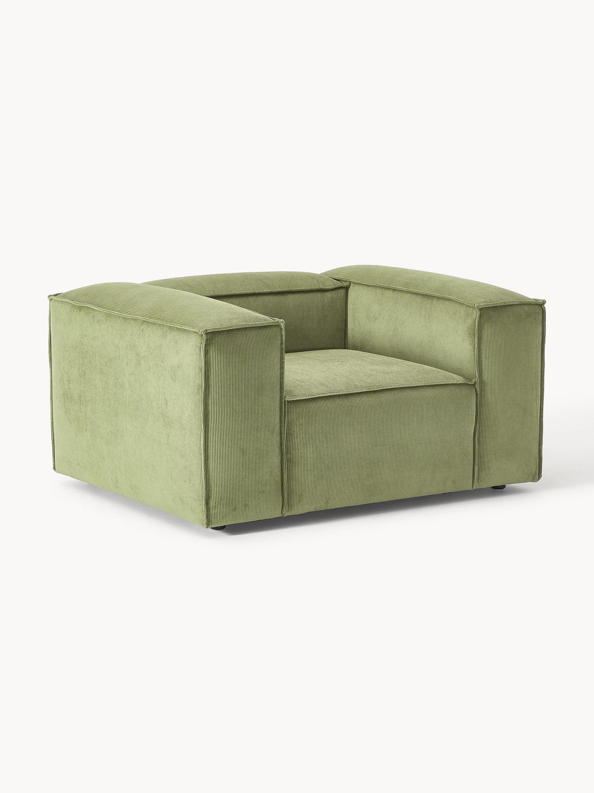 Lennon Armchair in Corduroy — Mushroom