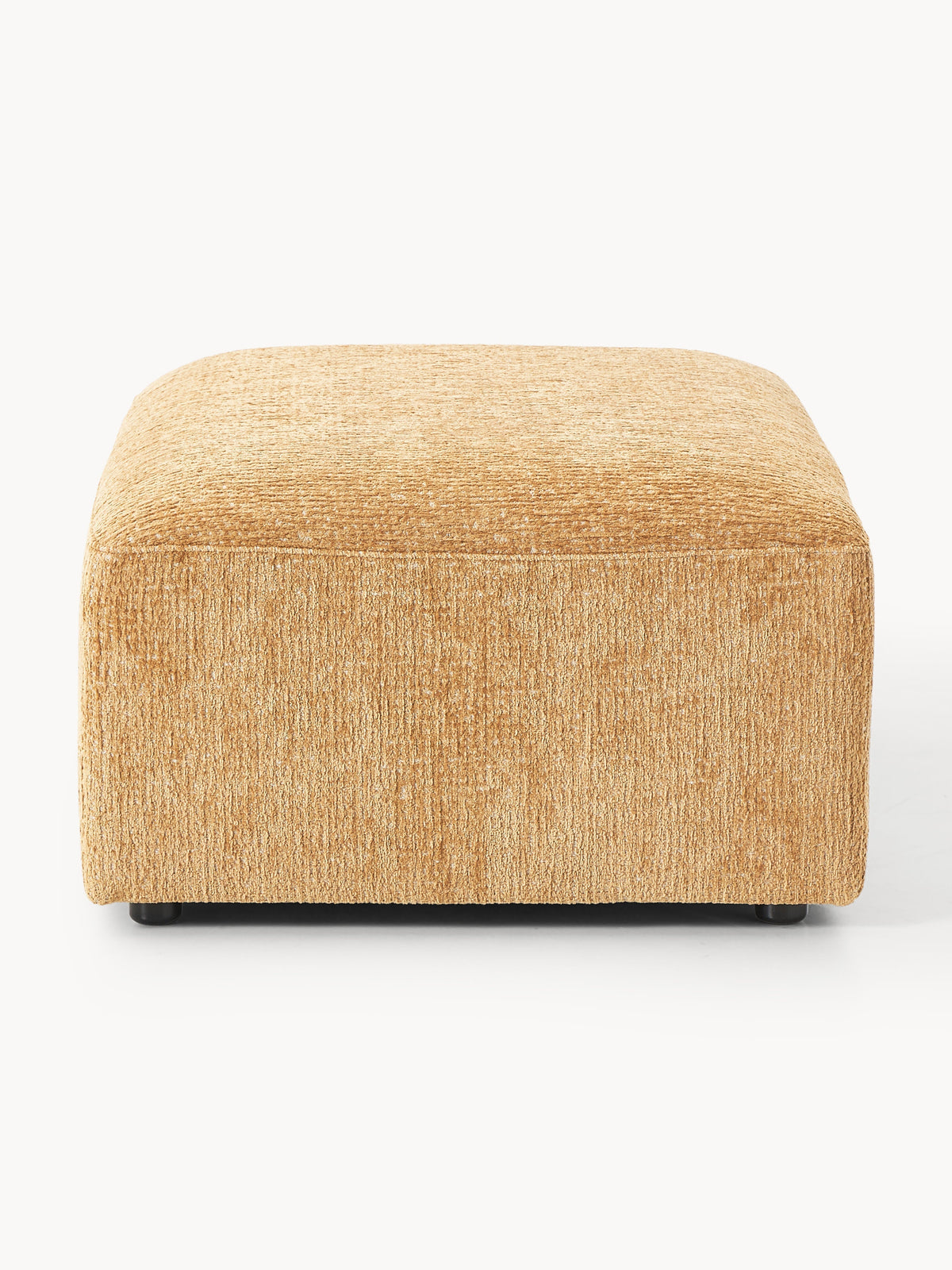 Melva Sofa Ottoman, B 99 x T 72 cm — Yellow