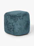 Wolke Tall Ottoman in Teddy Bouclé — Teal