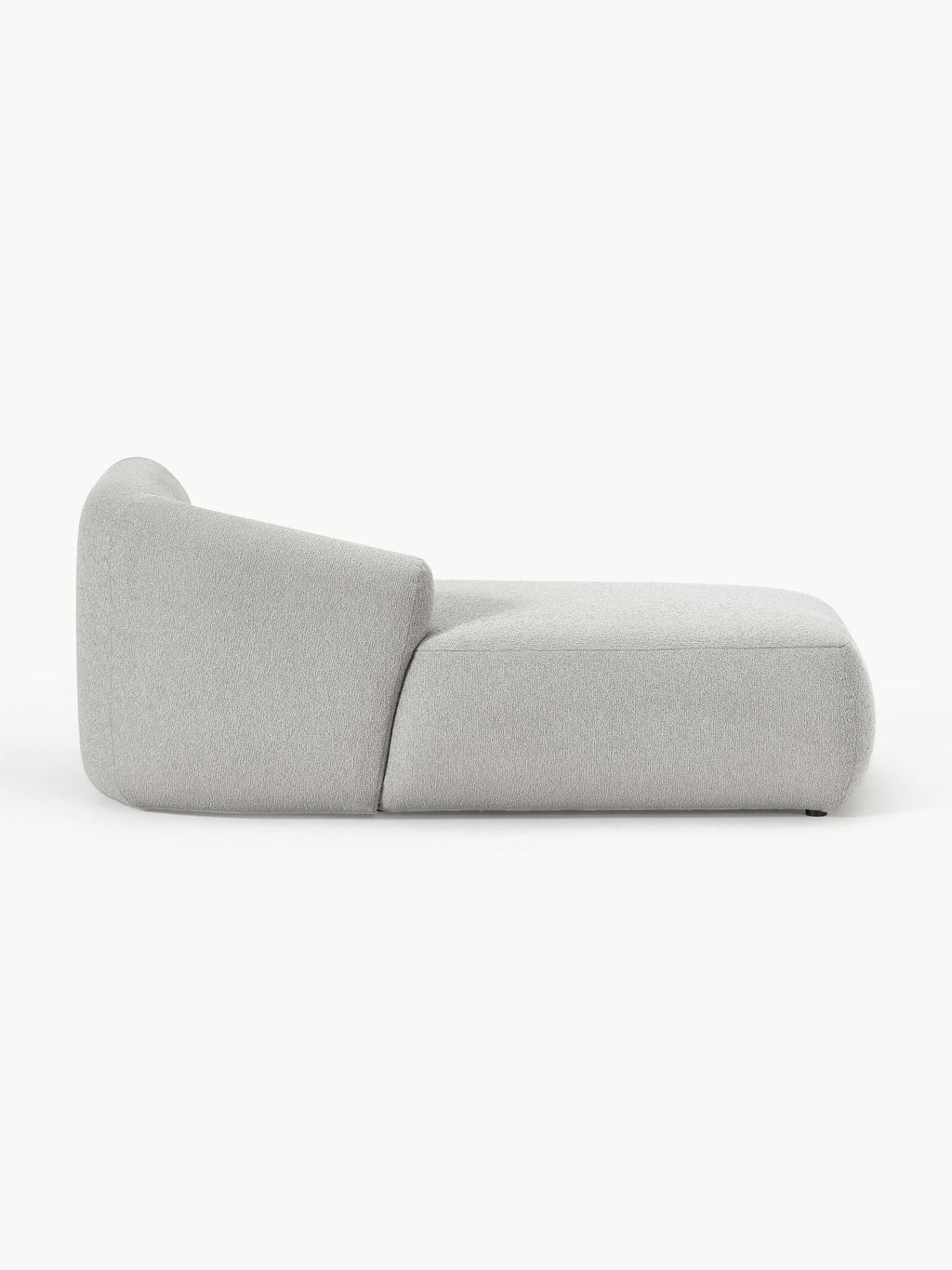 Sofia Bouclé-Chaise-Corner Module — Lilac