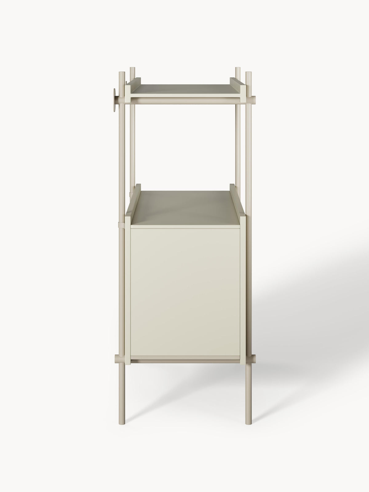 Rio Shelving Unit with Drawers — Oatmeal