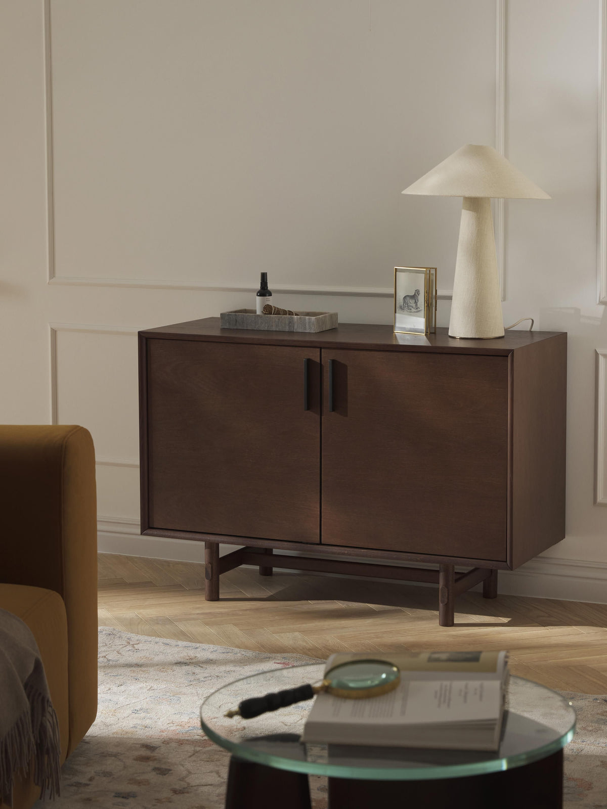 Diana Small Sideboard in Oak — Brown