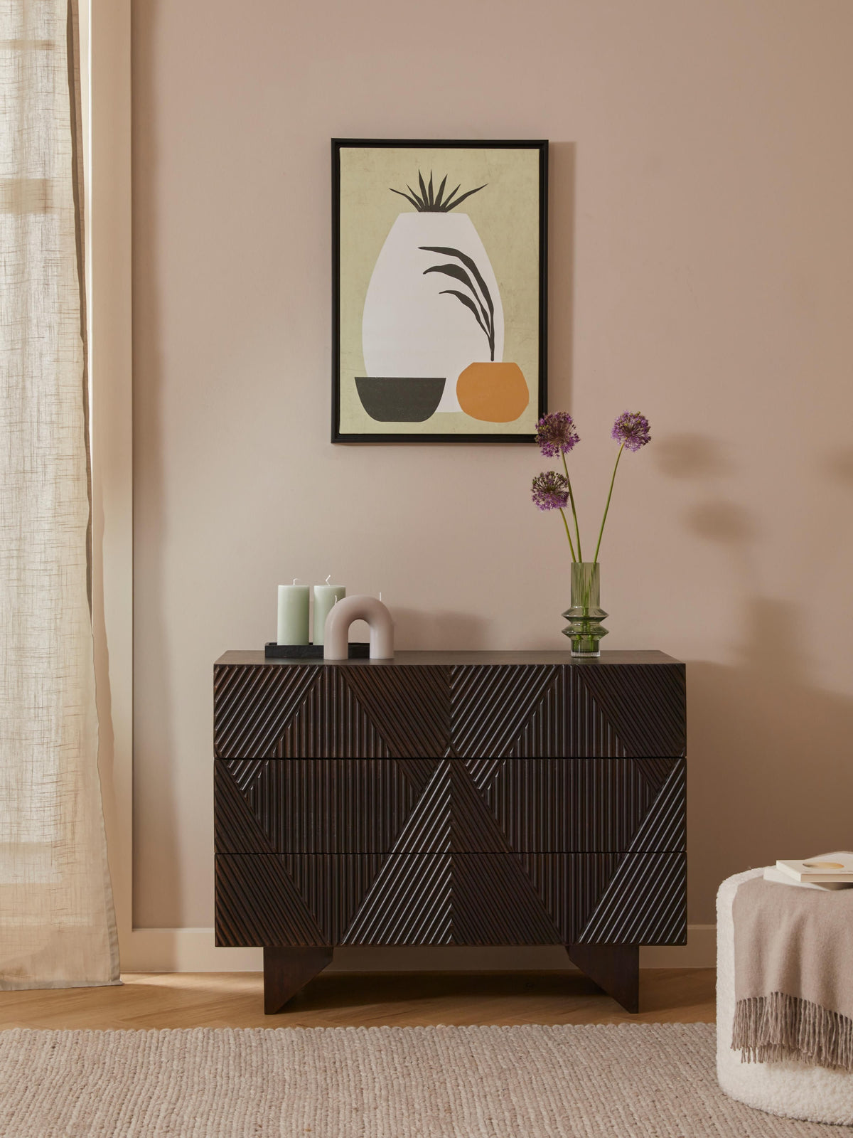Louis Chest of Drawers in Mango Wood