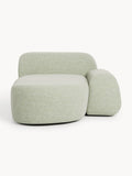 Wolke Bouclé-Chaise-Corner Module — Oatmeal