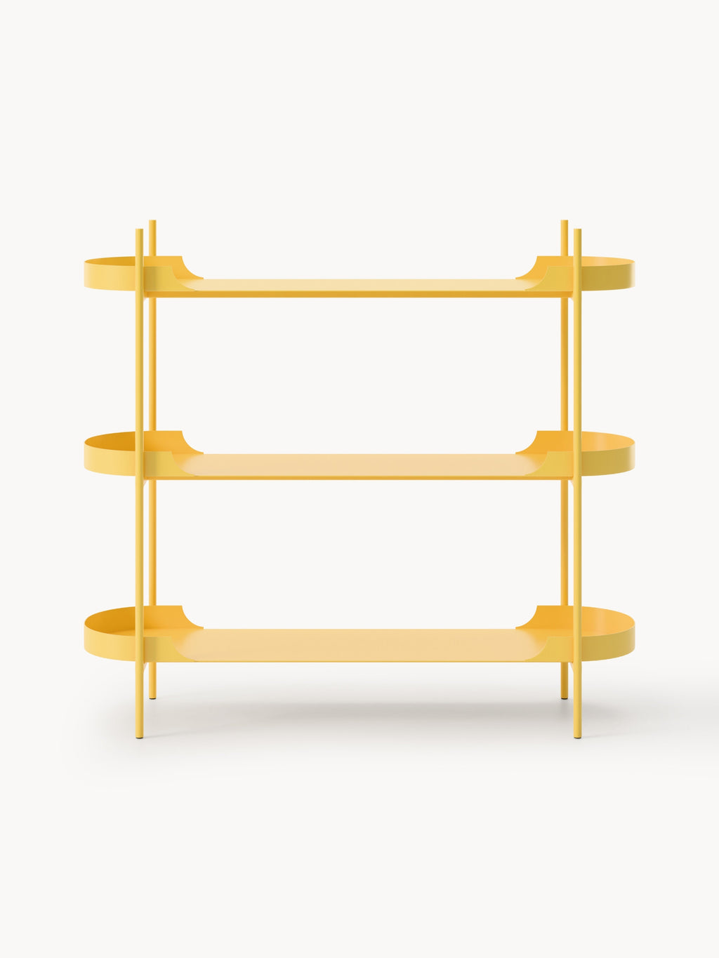 Taru Metal-Shelving Unit — Beige