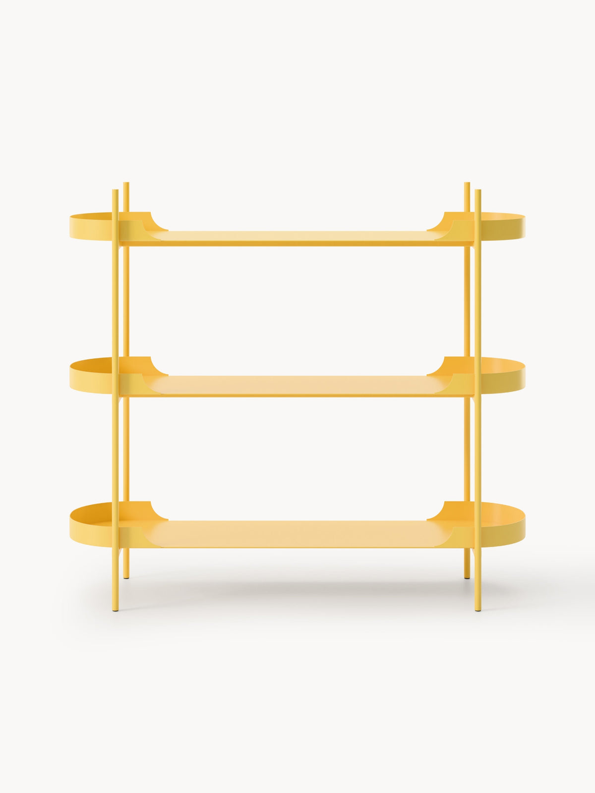 Taru Metal-Shelving Unit — Beige