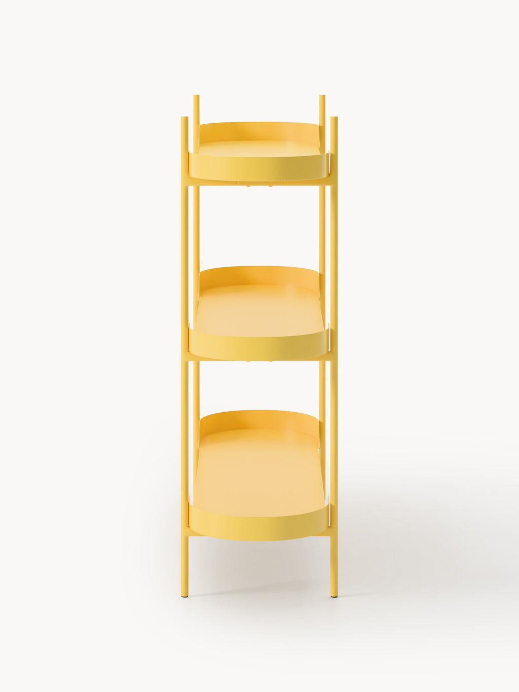 Taru Metal-Shelving Unit — Beige
