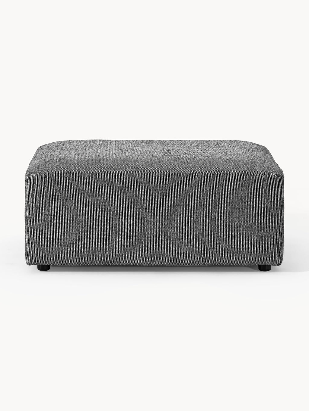 Melva Ottoman, B 99 x T 72 cm — Dark Grey