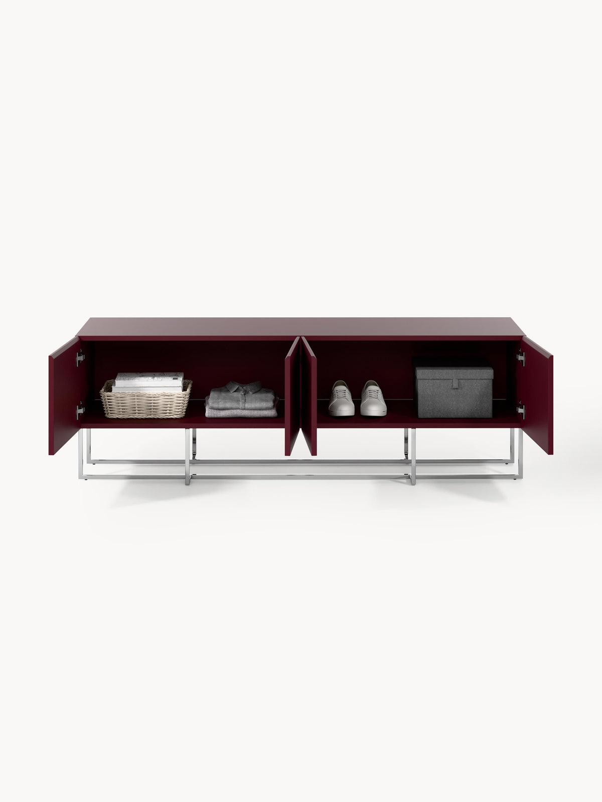 Joe Wood-TV-Lowboard — Dark Grey