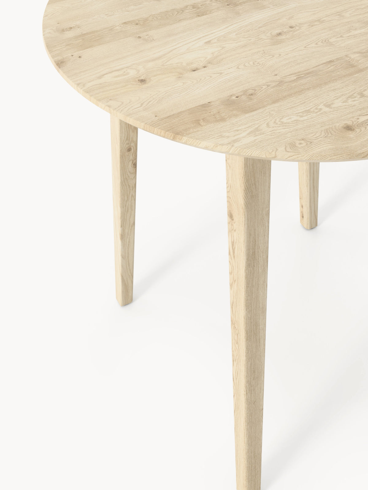 Archie Round Dining Table in Oak