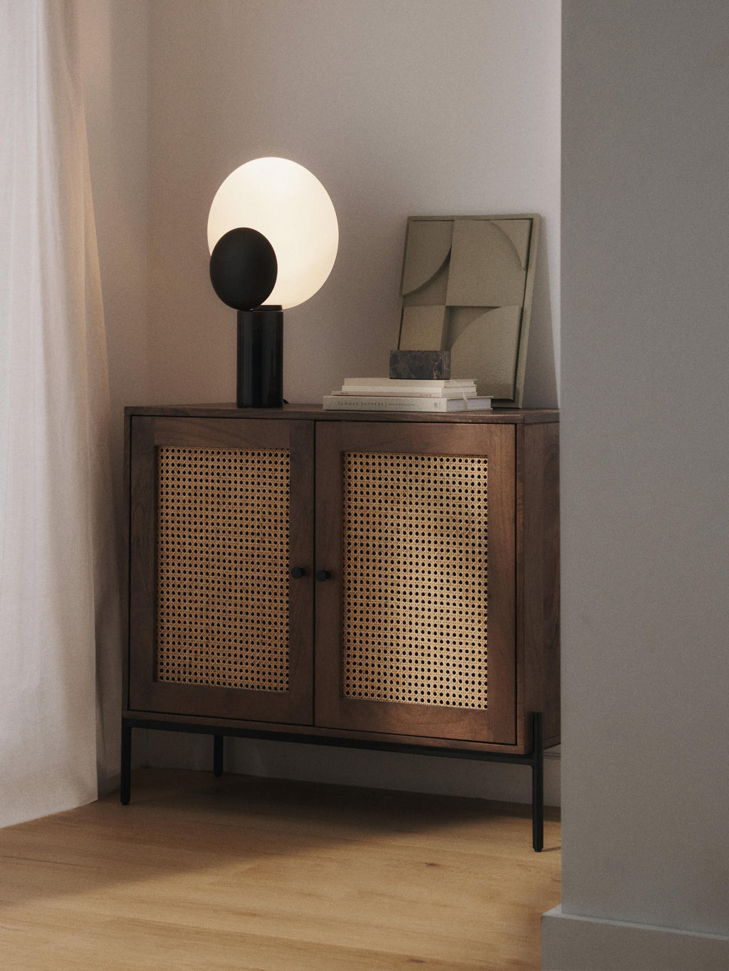 Vienna Sideboard with Viennese Cane — Camel