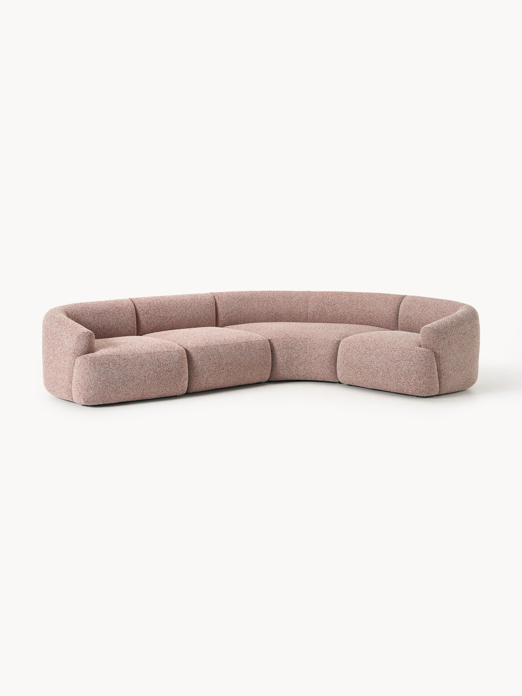 Sofia Modular Bouclé Corner Sofa (4-seater) — Greige