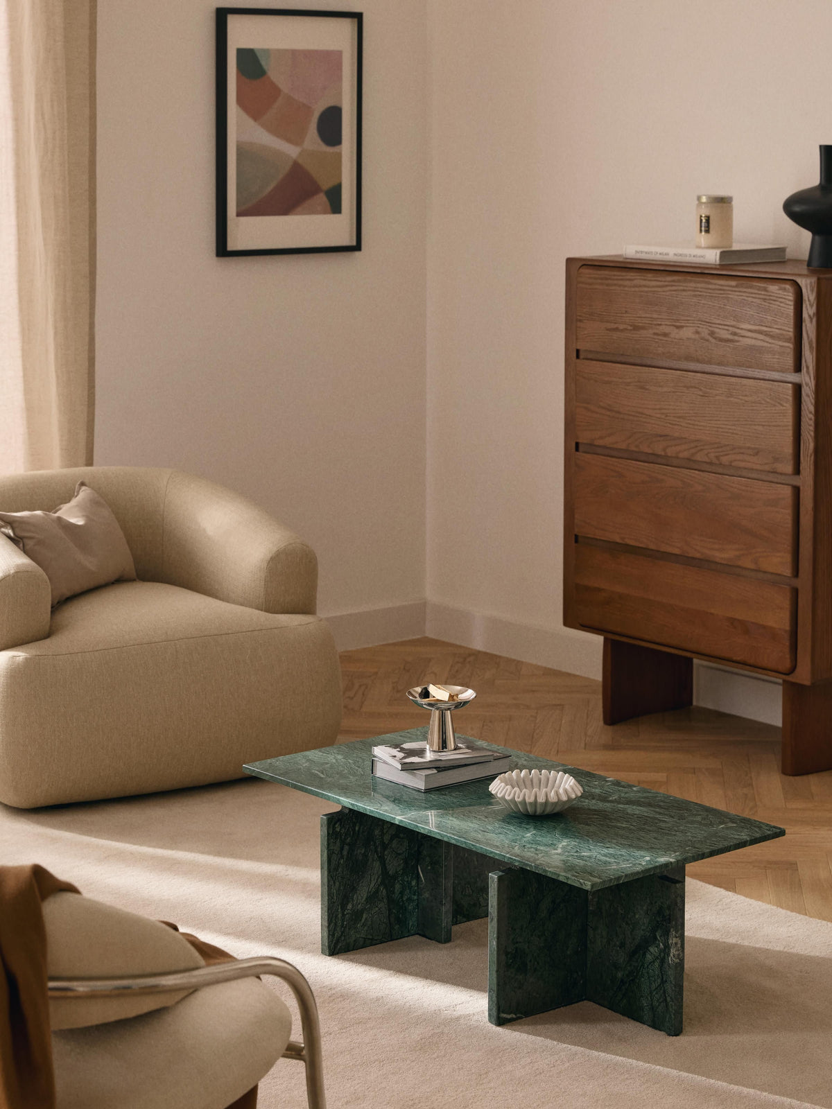 Marisa Coffee Table in Marble
