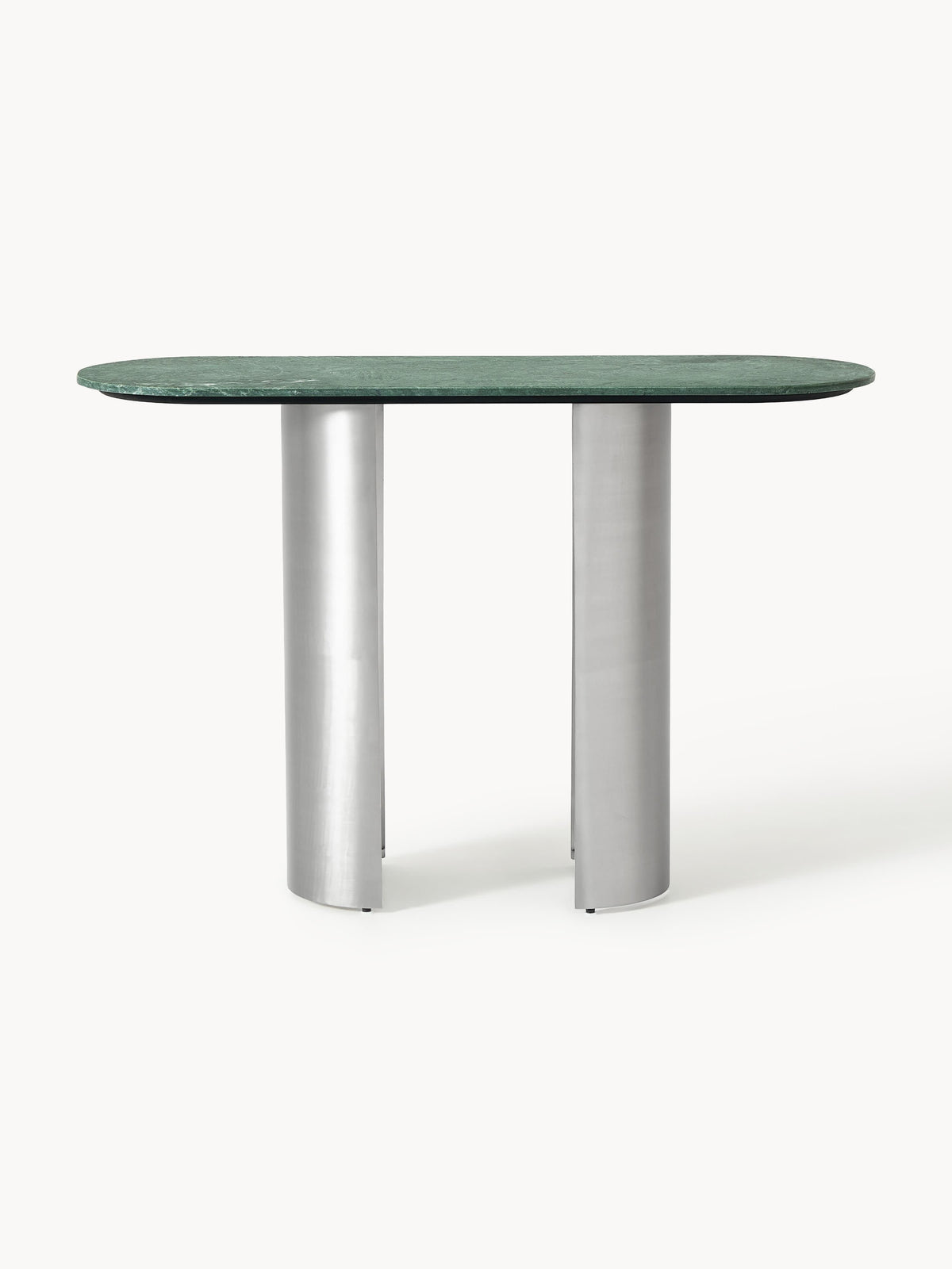 Noam Console Table with Marble Top — Stone Grey