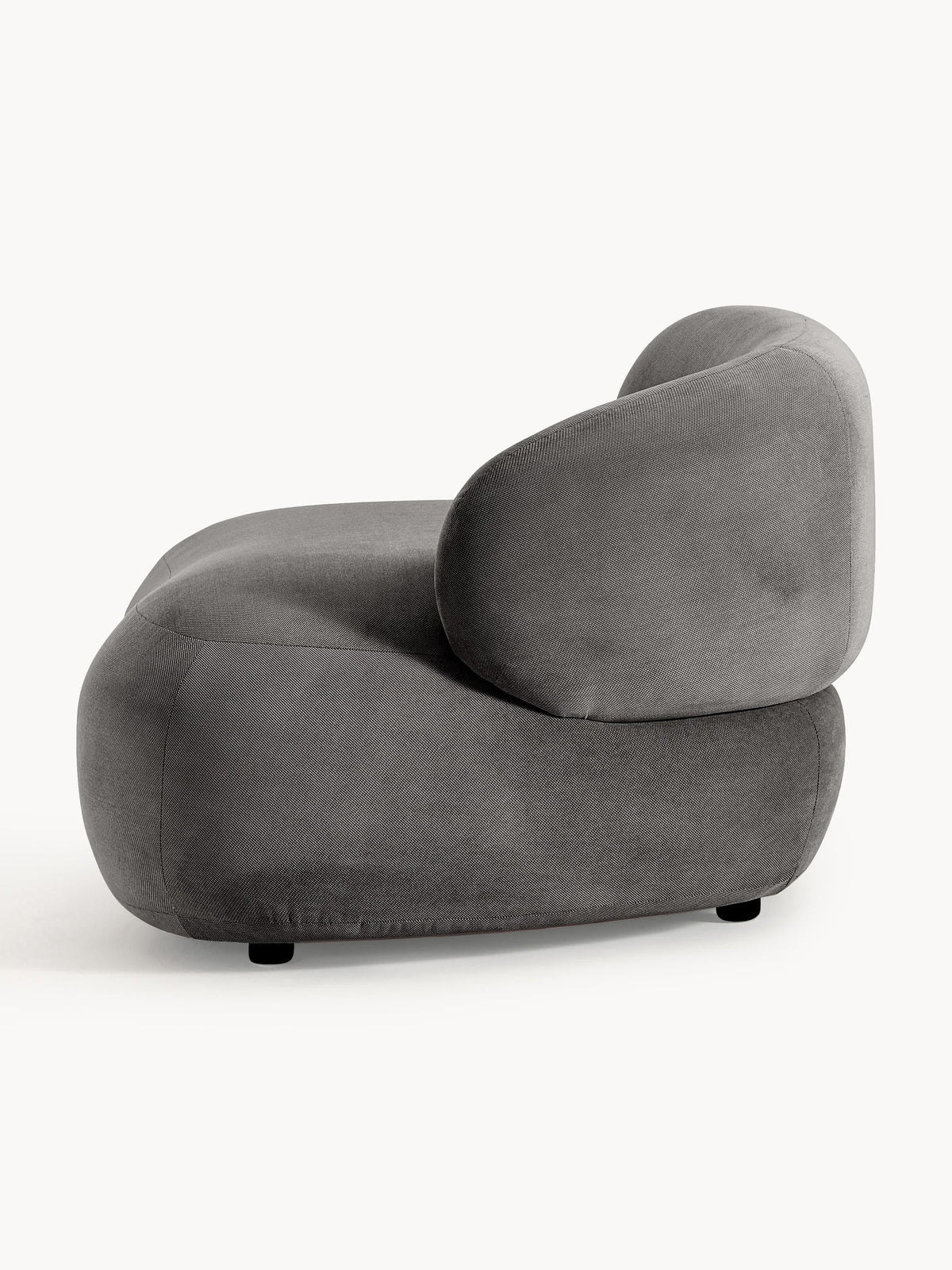 Alba Lounge Chair — Dark Grey