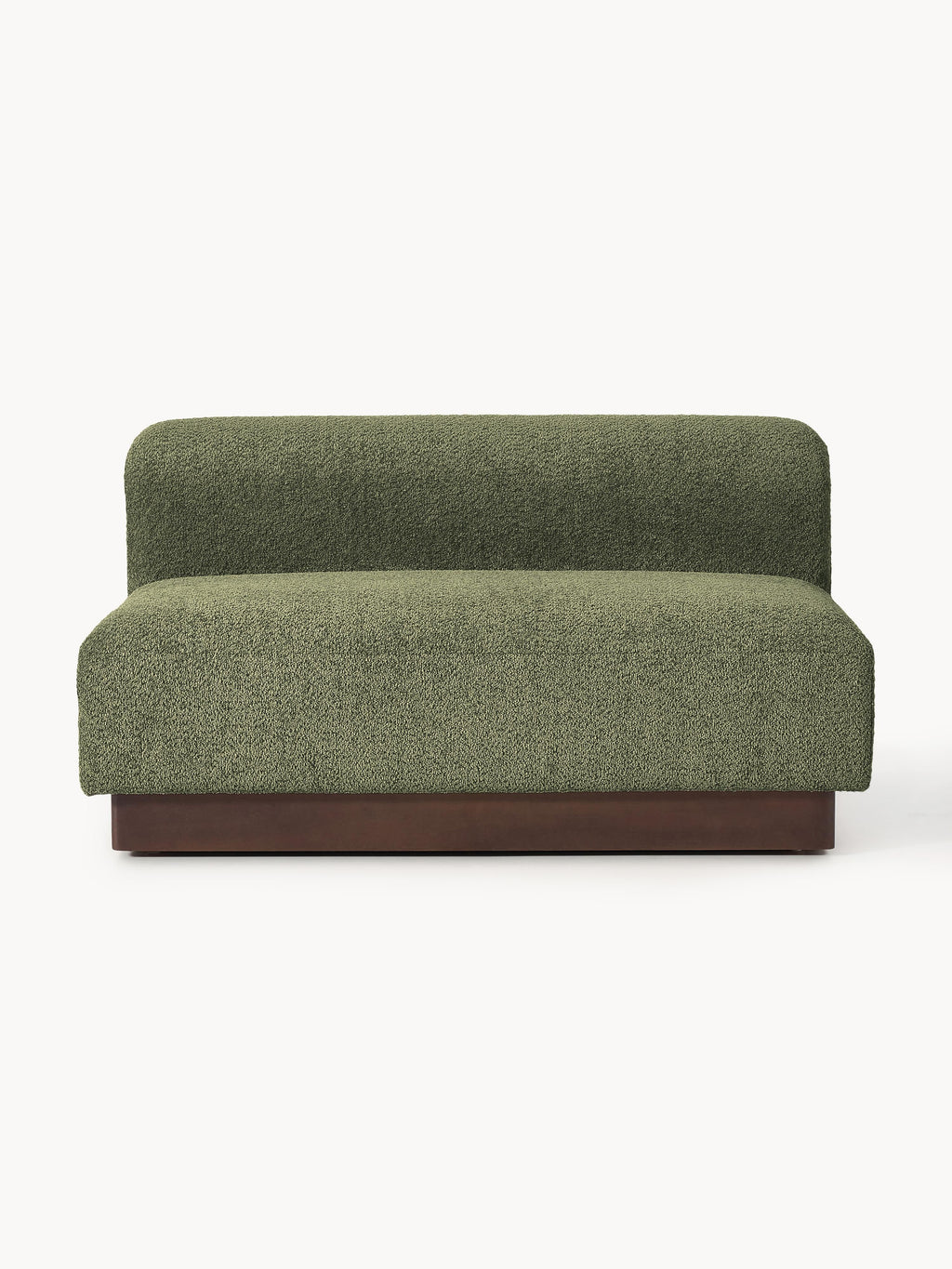 Natalie Sofa (2-seater) in Teddy Bouclé — Olive