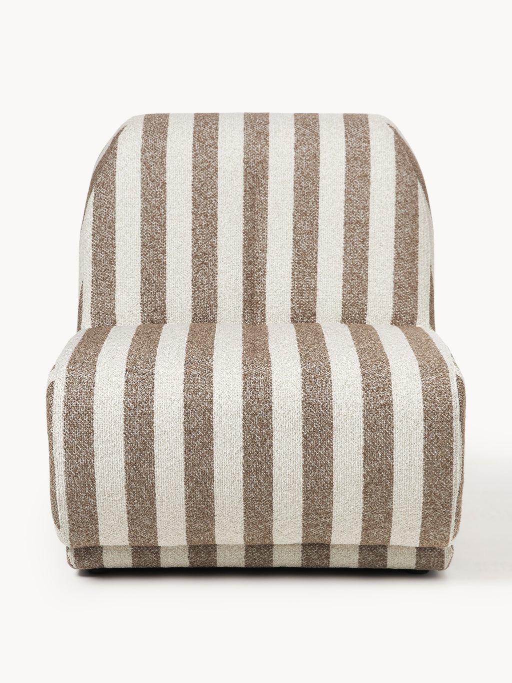 Emie Striped Bouclé Lounge Chair — Sage