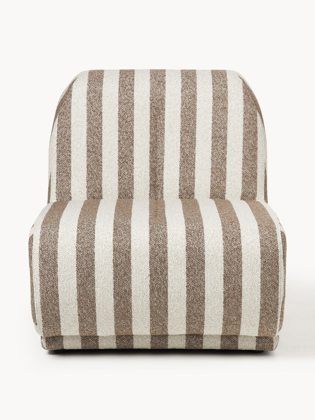 Emie Striped Bouclé Lounge Chair — Sage