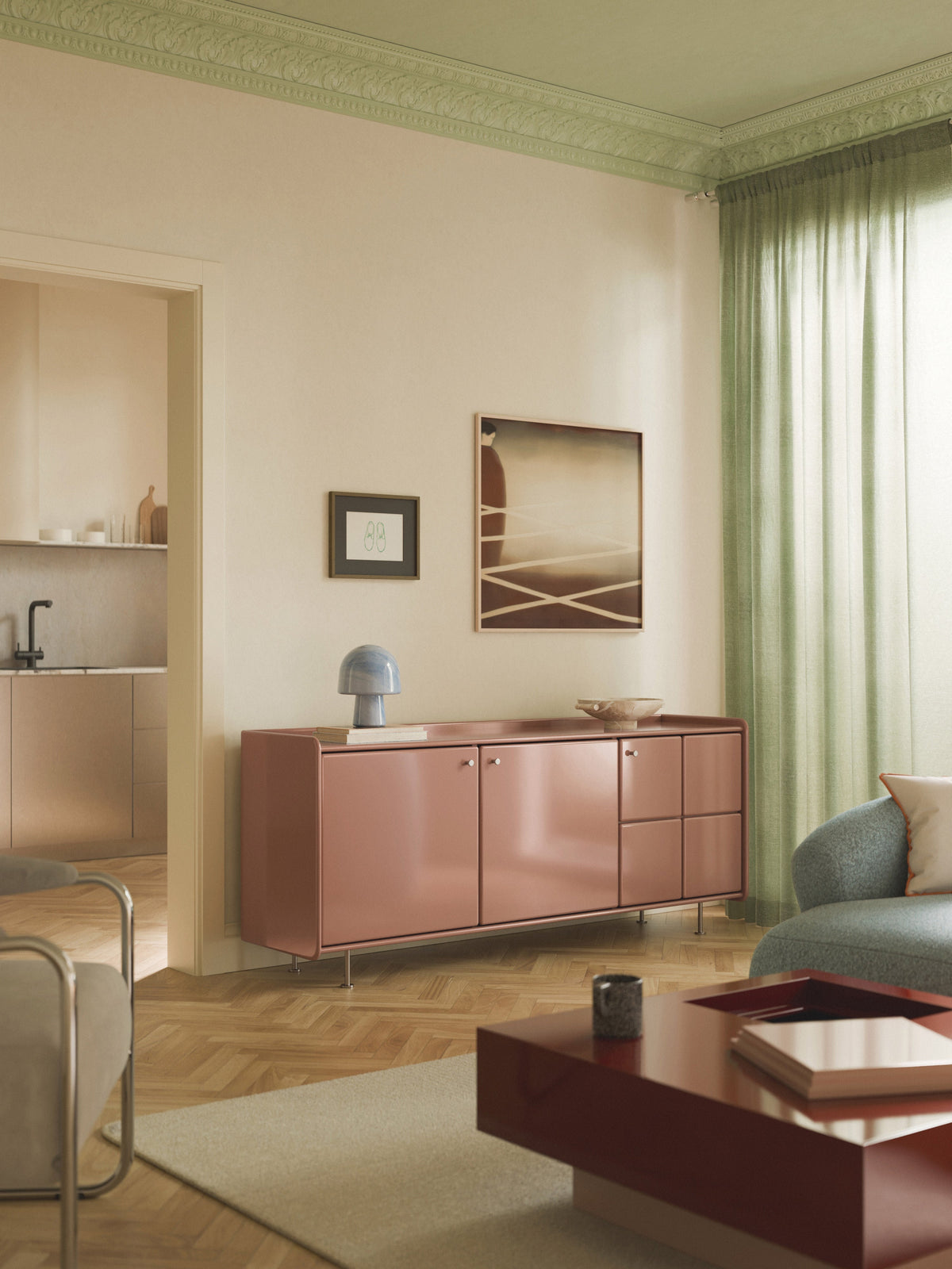 Coya Sideboard — Terracotta