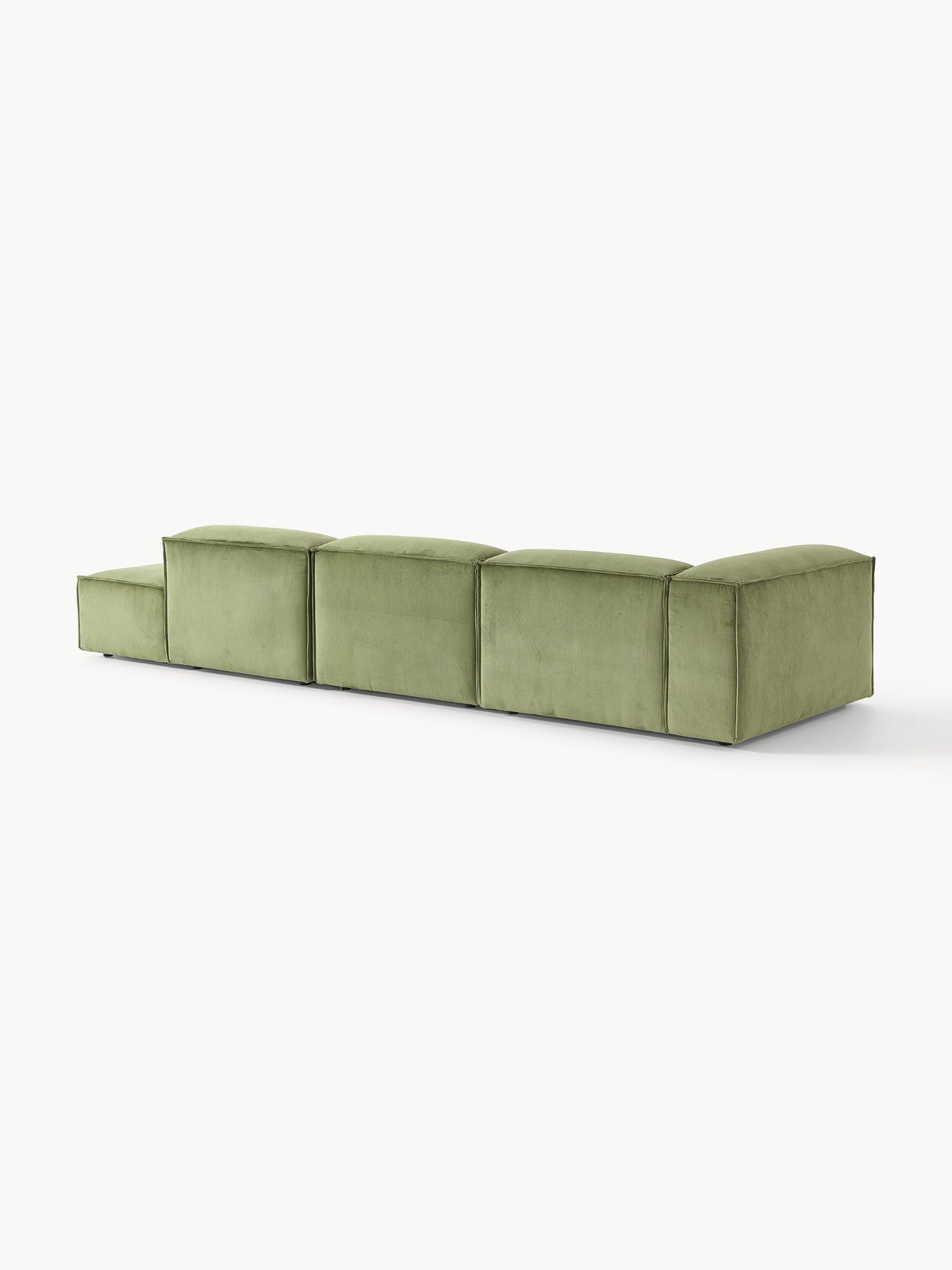 Lennon Modular XL Ottoman in Corduroy — Mushroom