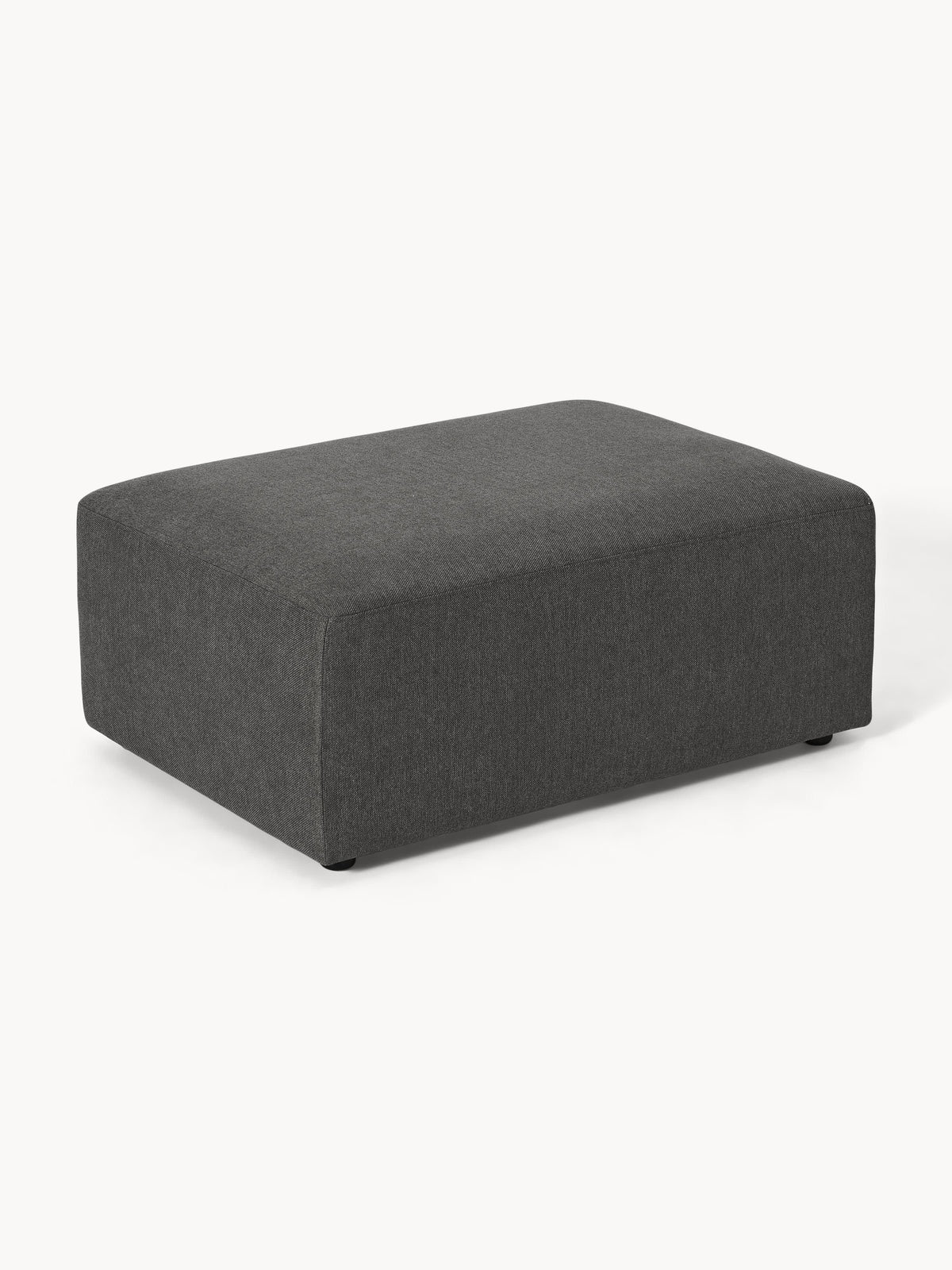 Melva Ottoman, B 99 x T 72 cm — Green