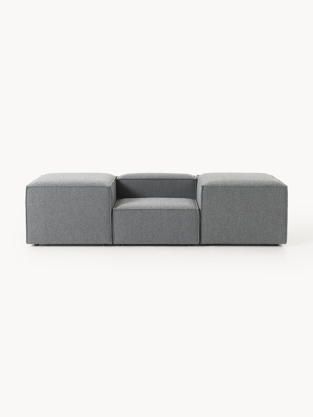 Lennon Bouclé Armchair with Wide Armrest