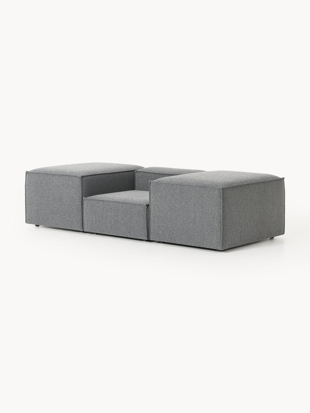 Lennon Bouclé Armchair with Wide Armrest