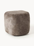 Wolke Tall Teddy Bouclé Ottoman