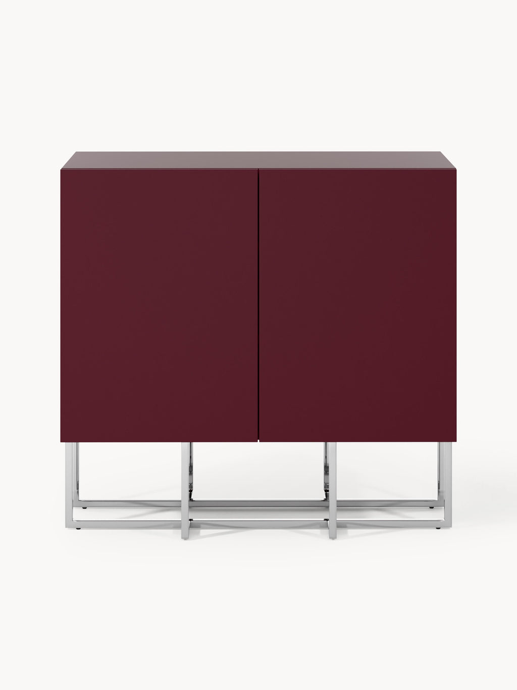 Joe Wood-Shoe Cabinet — Burgundy
