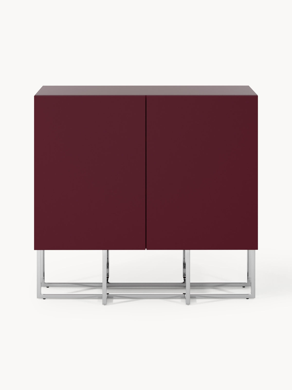 Joe Wood-Shoe Cabinet — Burgundy