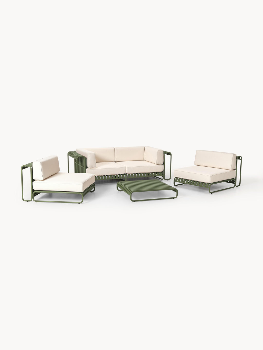 Caio Modular Garden Lounge Set, set of 4 — Oatmeal