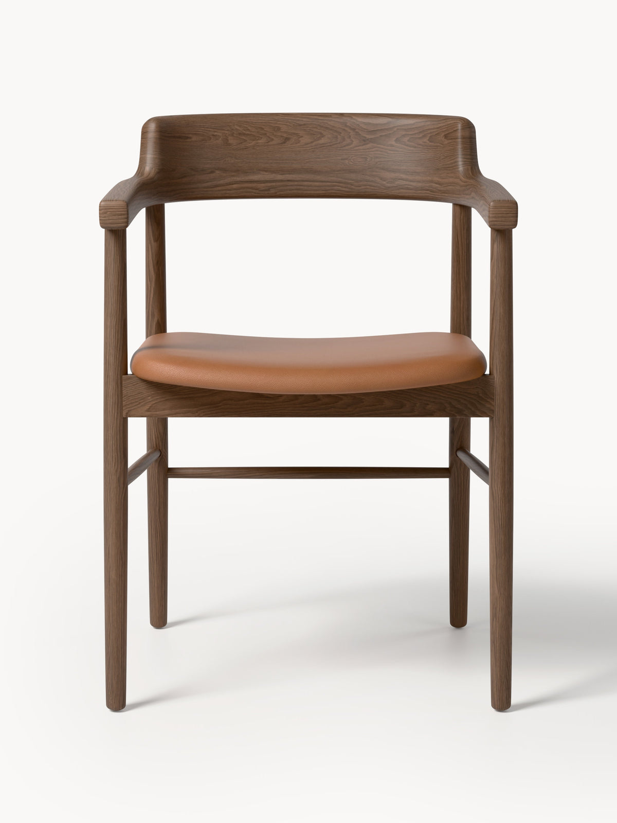 Bohr Armchair in Oak — Brown