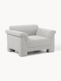 Atlas Bouclé Armchair — Oatmeal