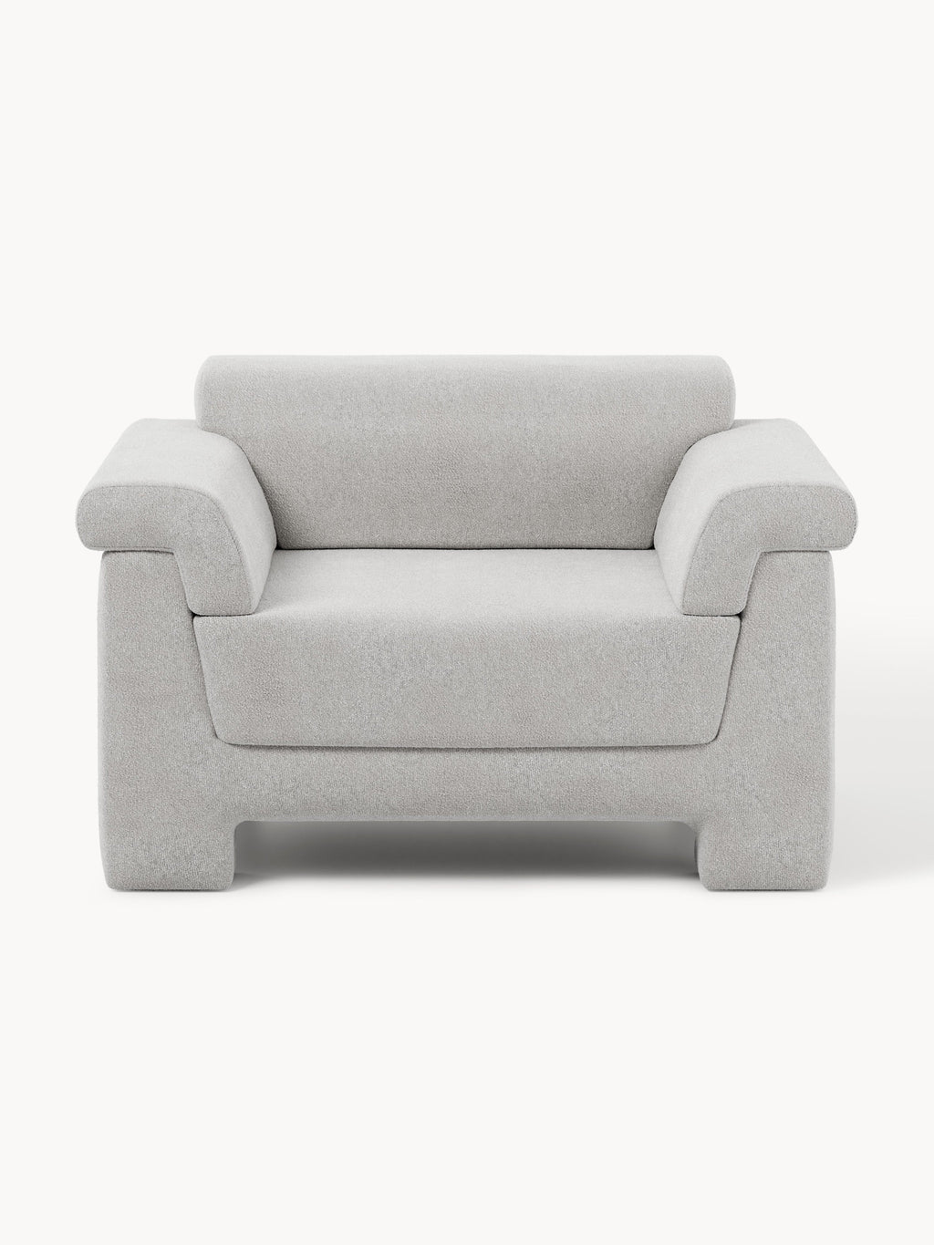 Atlas Bouclé Armchair — Oatmeal