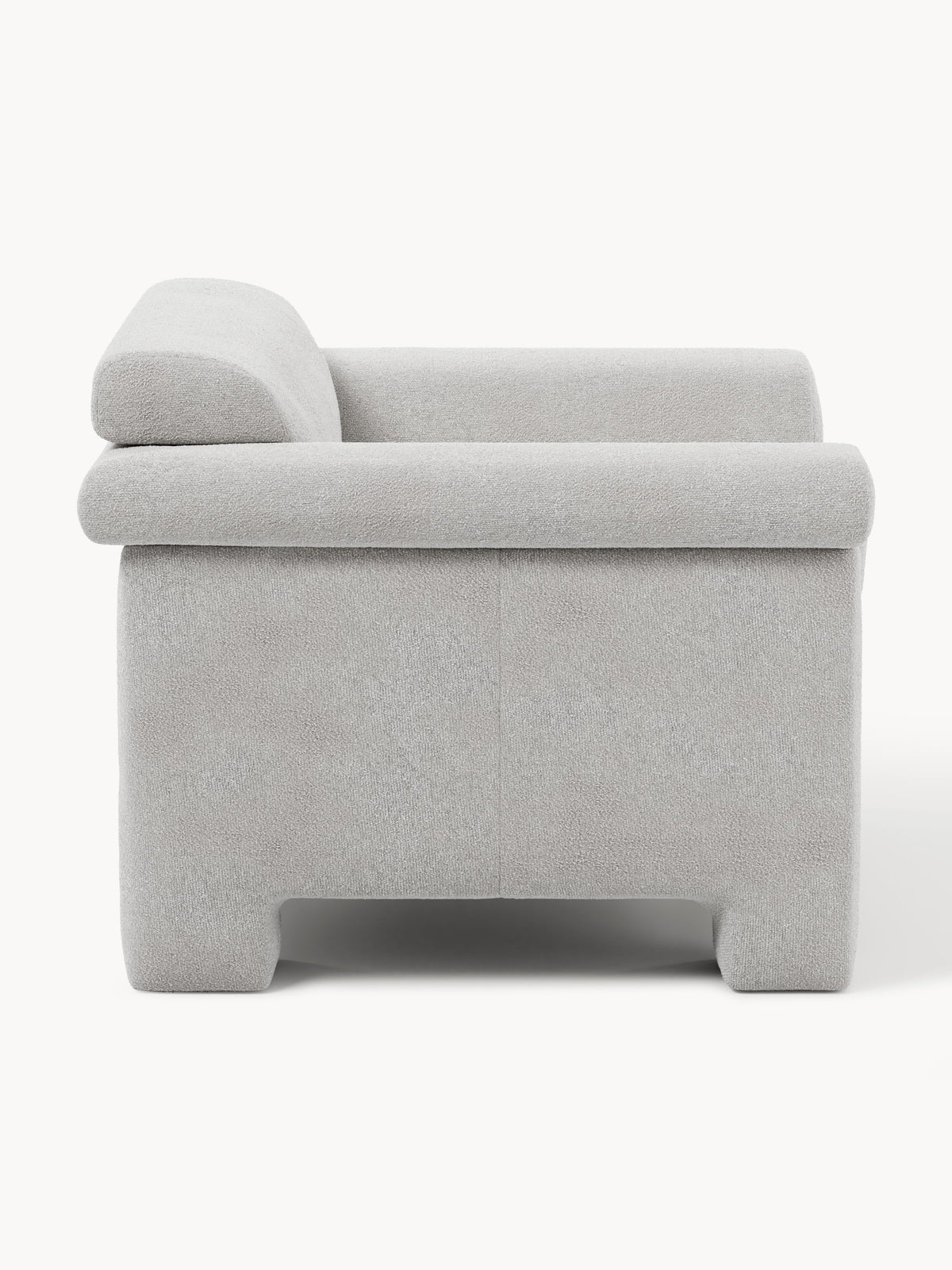 Atlas Bouclé Armchair — Oatmeal