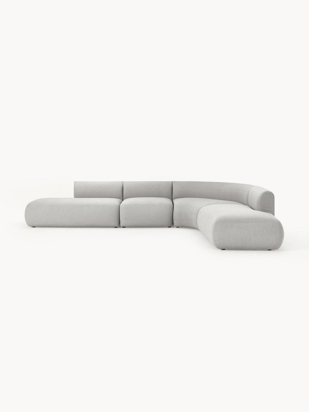 Sofia Modular Bouclé Corner Sofa (4-seater) — Barley